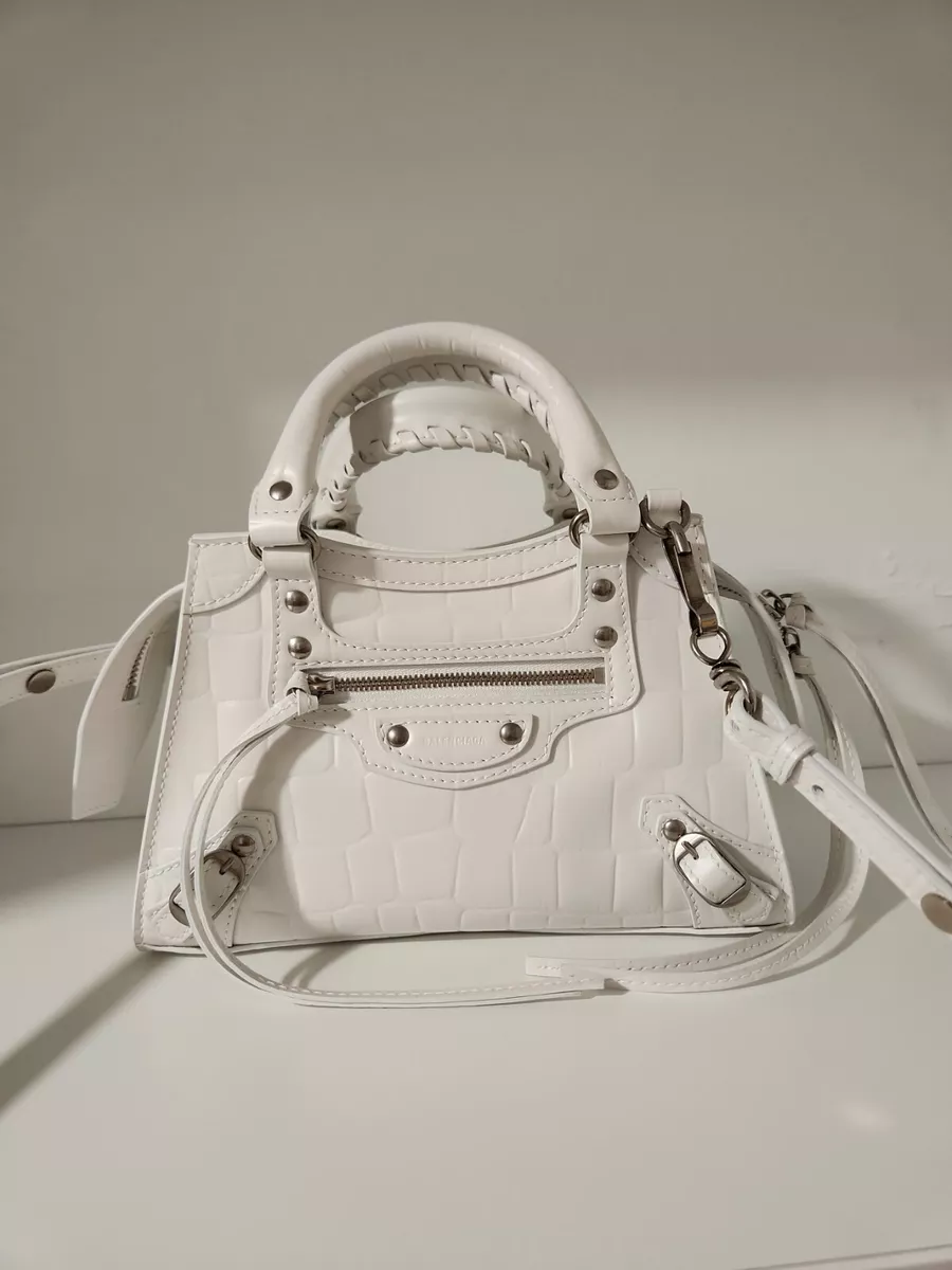 Balenciaga Classic City Mini Bag White