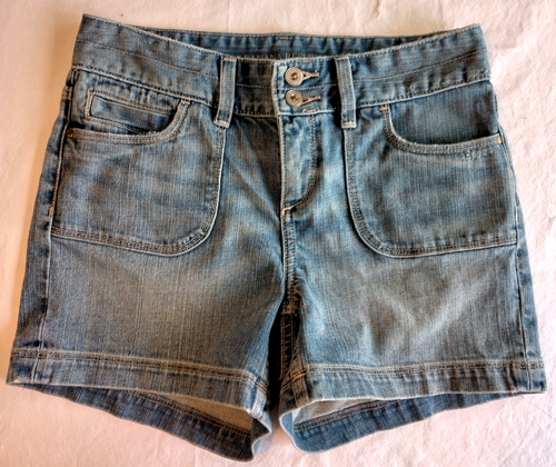 BANANA REPUBLIC Classic Mid Rise Denim Shorts Women's Size 0P
