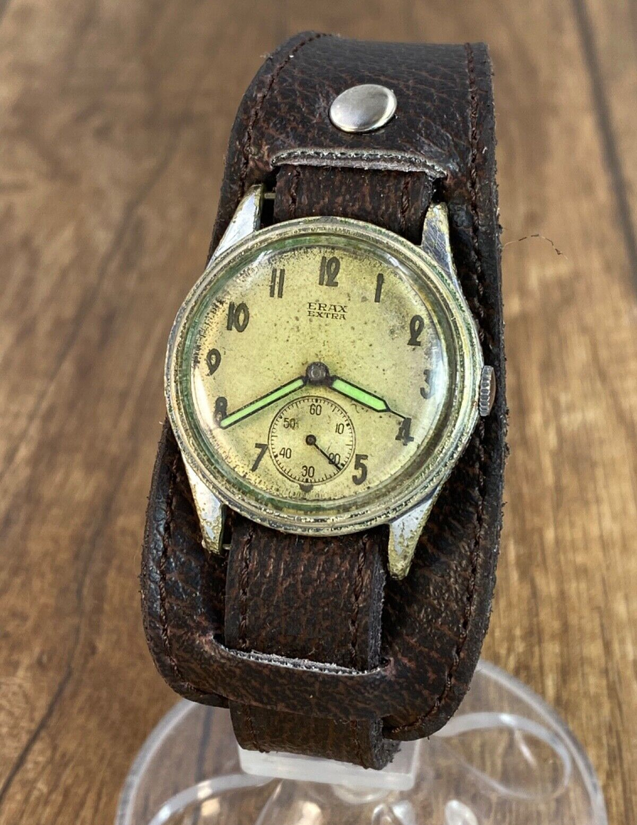 Vintage Erax Extra mechanical vintage Swiss mens watch | eBay