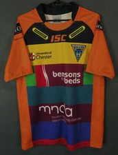 ISC MEN RUGBY LEAGUE WARRINGTON WOLVES 2012 SPECIAL SHIRT JERSEY MAILLOT SIZE XS