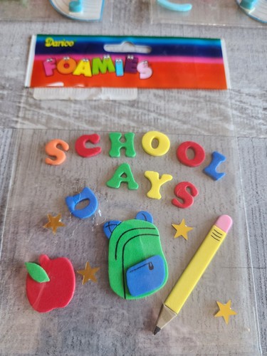 NEW 3D School Days Music Scrapbook Stickers Embellishments Retired Darice NEW 40 - Picture 4 of 5