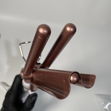 Conair CD704 Double Ceramic 3 Barrel Hair Waver Beach White Rose Curling Iron