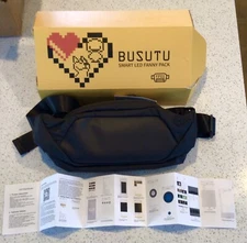BUSUTU UNISEX SMART LED PIXEL FANNY PACK BRAND NEW MUSIC RHYTHM GRAFFITI MODE 