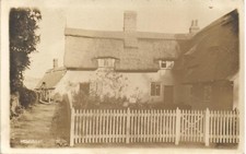 Hengrave near Bury St Edmunds. Fence & Cottage.