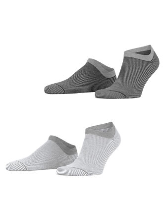 Esprit Allover Stripe 2-Pack Sneakersocken Herren Streifen