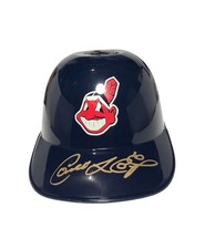 MLB Cleveland Indians Batting Mini Helmet Autographed Signed Coco Crisp # 10