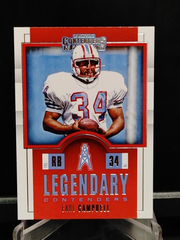 Earl Campbell 2017 Panini Contenders Legendary Contenders #LC-10 Houston Oilers