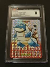 1996 Blastoise 009 Bandai Carddass Red Prism Holo CGC 9 Mint Japanese