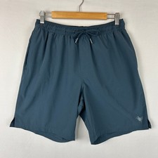 Bad Birdie Performance Golf Active Shorts 8" Inseam Blue Men's Size M