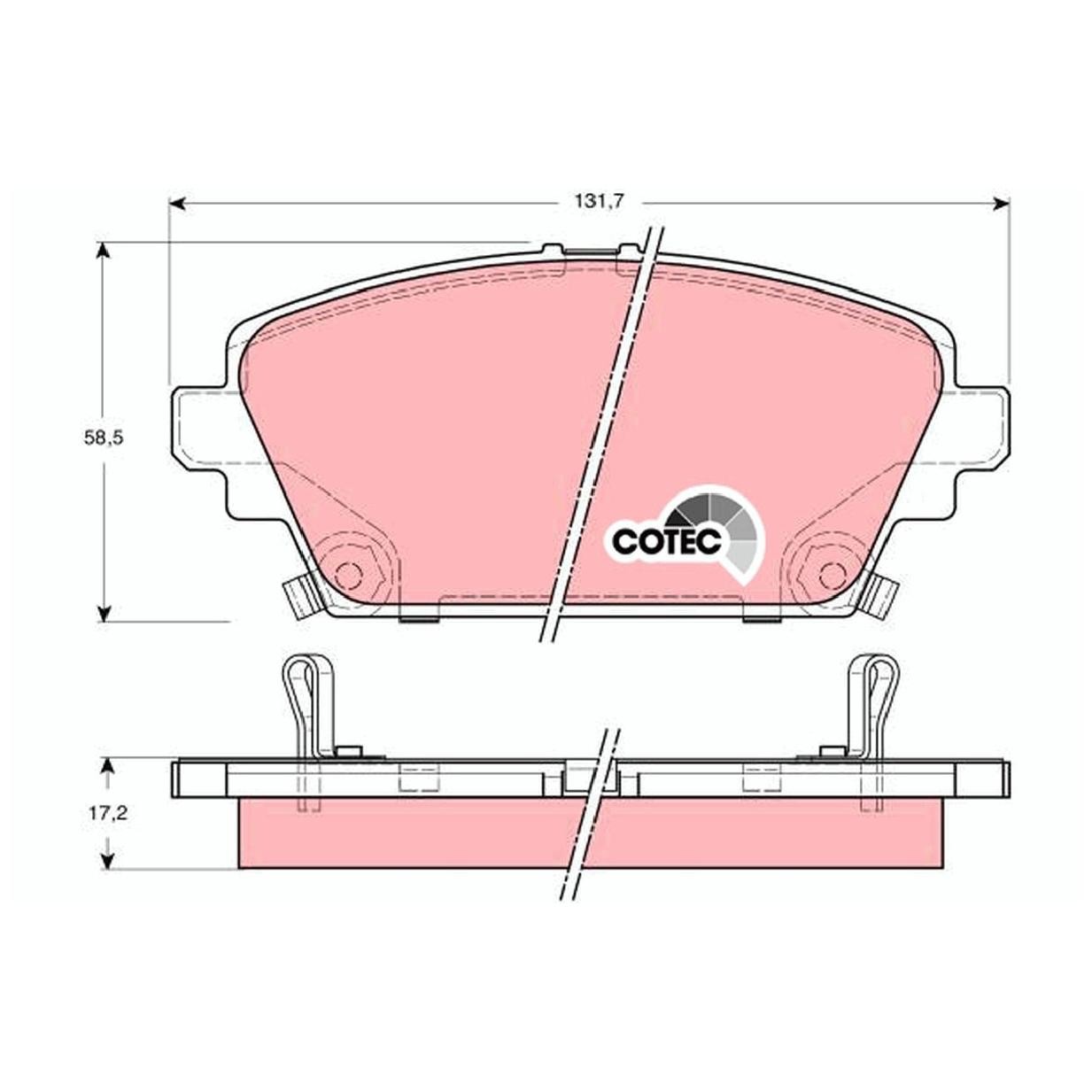 Satz BremsbeläGe BremsklöTze Vorne FüR Mg Zr | 24328074-image