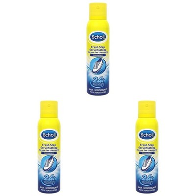Scholl Fresh Step Geruchsstopp Schuhspray mildes Fußdeo mit lang anhaltender