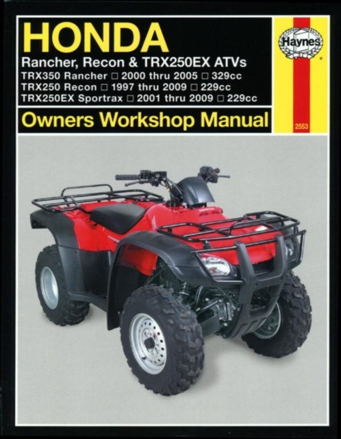 Honda Rancher, Recon & TRX250EX ATVs (97 - 09) by Alan Ahlstrand PAPERBACK
