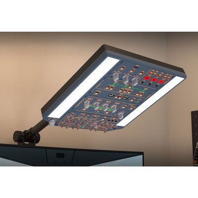 A320 Overhead Panel with IRS & Lighting Panels for Airbus PC Flight Sim Platform