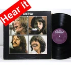 The BEATLES Let it be  Reissue LP Purple Capitol SW-6386 ODD INNER JACKET VG+