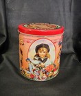 Vintage Metal Tin Container With Victorian-themed Imagery By Baker's Estate — photo 2