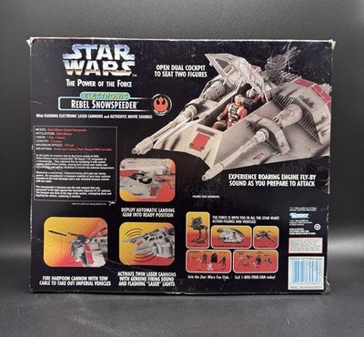 Star Wars Power of The Force POTF Electronic Rebel Snowspeeder