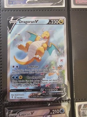 Dragoran V 192/203 Ultra Rare Holo  Dragoran NM Evolving Skies Deutsch