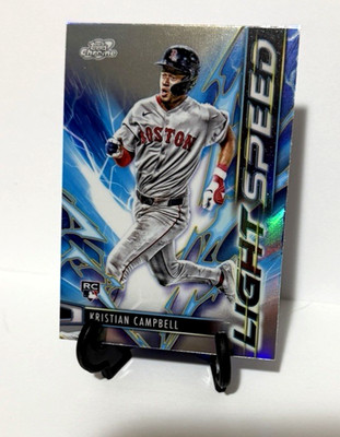 2025 Topps Cosmic Chrome Light Speed Kristian Campbell Rookie Refractor #LS-25