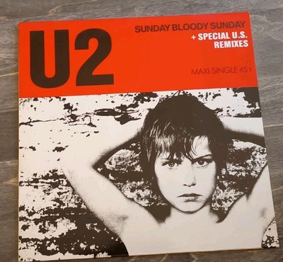 U2 Sunday Bloody Sunday + Special U.S. Remixes 12''MAXI Vinyl VG+/VG+
