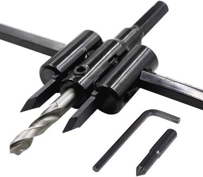 Luomorgo 1 3/16'' to 12'' Adjustable Hole Saw Circle Cutter Drill 1 3/16 12 