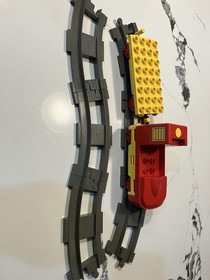 LEGO Duplo 2932 Motorized Passenger Train Starter Set Not Complete Tested Works