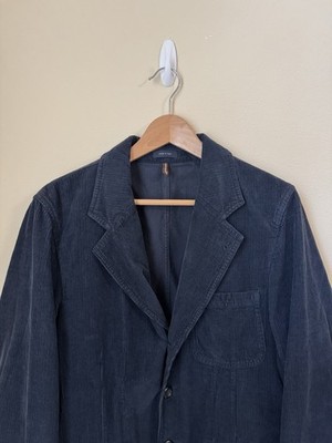Drake's London Corduroy Blazer Games Jacket Navy Blue 38 | eBay