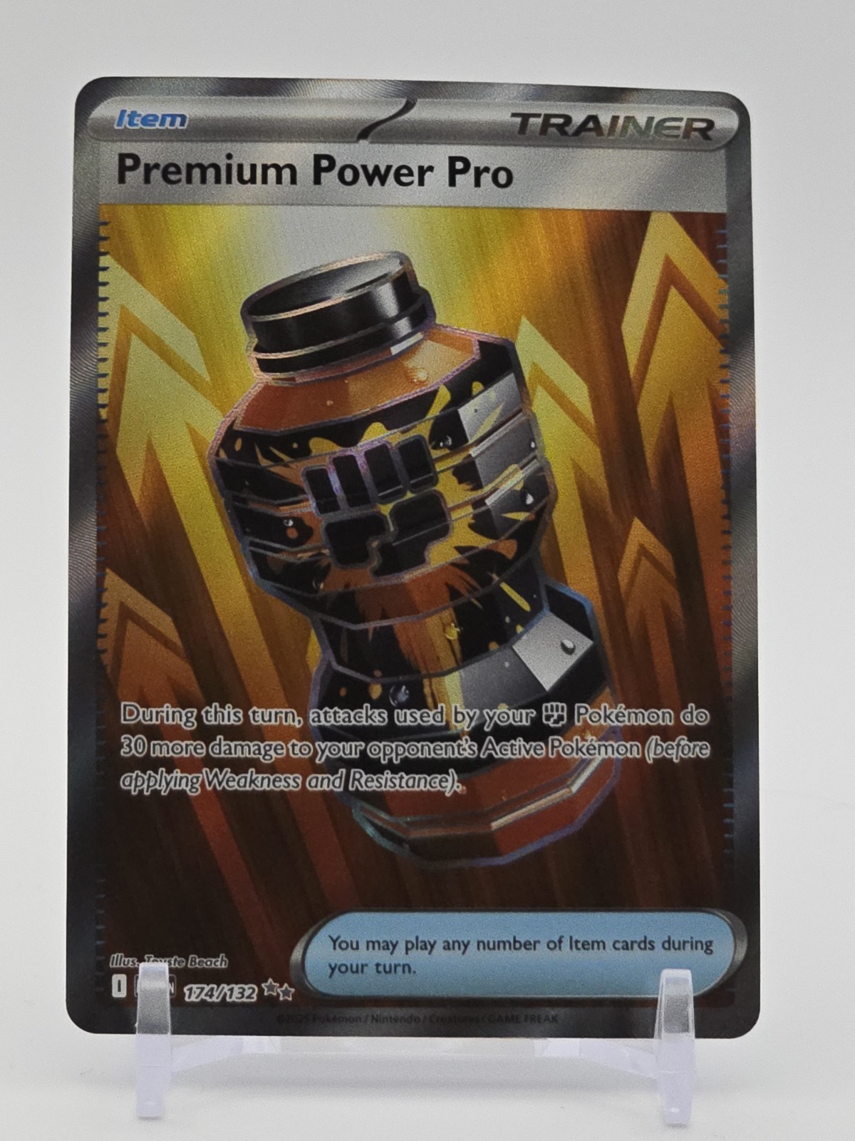 2025 Premium Power Pro #174/132 EN:Mega Evolutions Ultra Rare Full Art NM/MINT