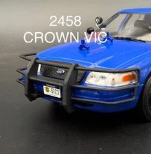 1/24 25 Go Rhino Wrap Around Push Bumper Pushbar Motormax Greenlight Crown Vic