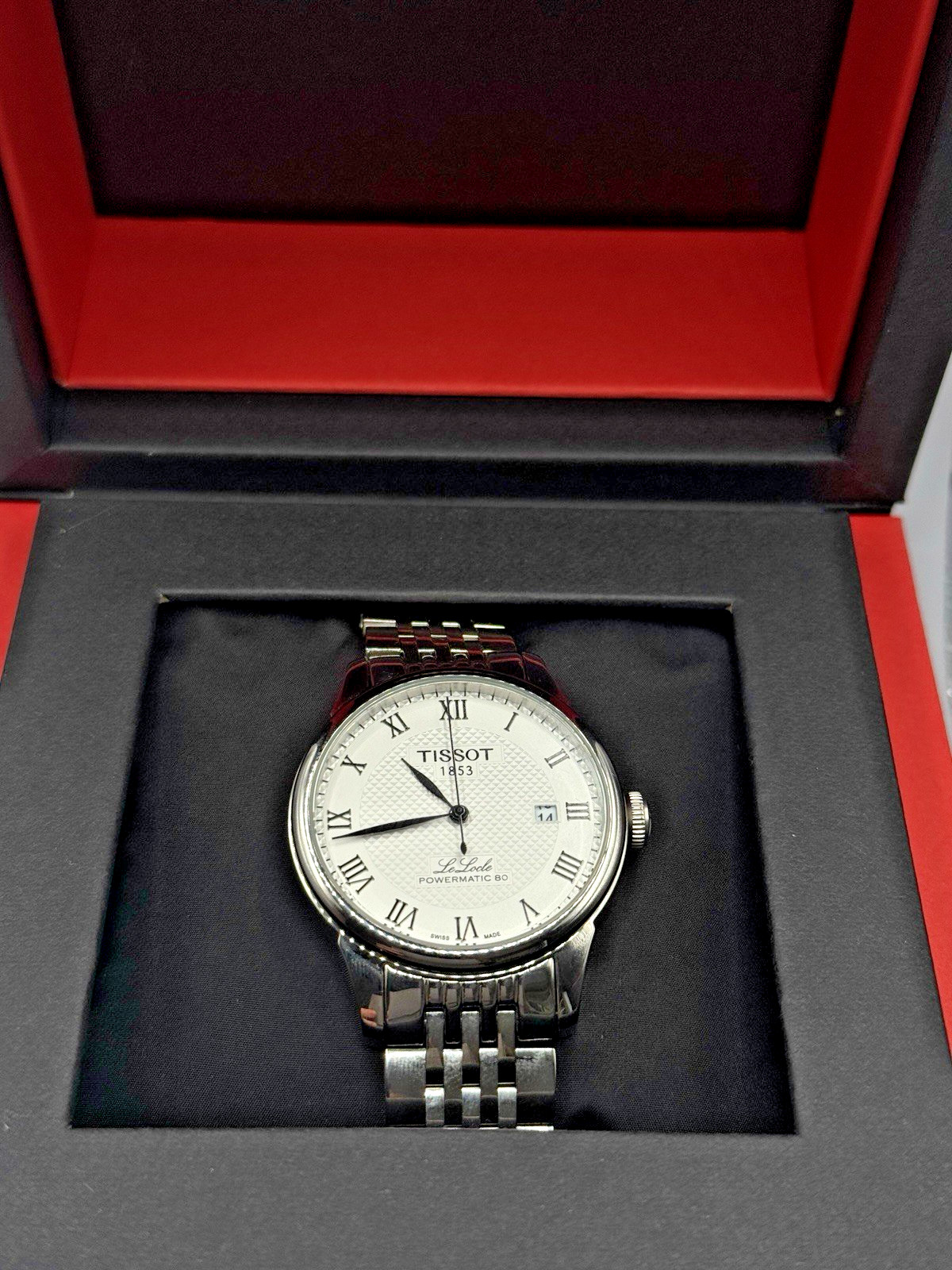 RRP £680 - Men's Tissot Le Locle Stainless Steel - Powermatic 80 Movement