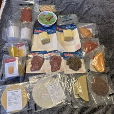 Life Form NASCO & others Fake Faux Replica food Prop Nutrition Displays 20pcs