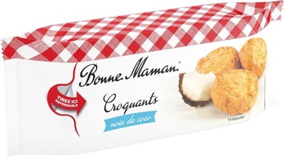 Bonne Maman Coconut Croquants French Cookies Crispy Light Texture 150g Pack