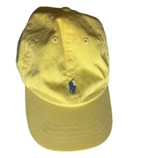 Polo Ralph Lauren Kids Yellow Cap size 4-7 Strap Back , Adjustable