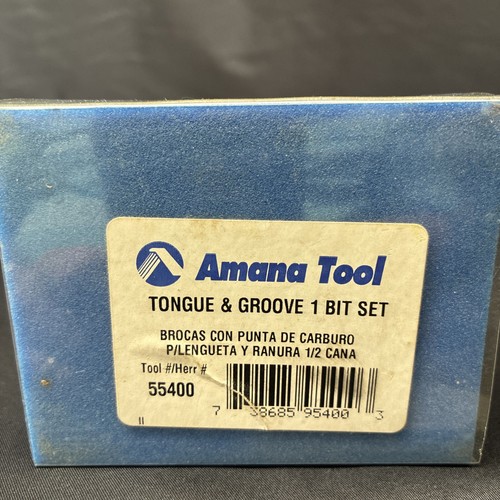 Amana 55400 Tongue And Groove 1/2" Shank Router Bit
