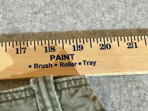 Vintage Cargo Pants Men 38x34 Green Wide Leg Workwear Y2K Grunge Skater Old Navy, $22.49 - Photo 14