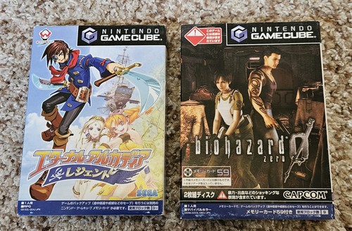 Skies of Arcadia & Biohazard Zero GameCube - Japan