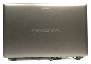 Display mit Abdeckung und Scharniere für Medion AKOYA E6240T / 15,6 Zoll