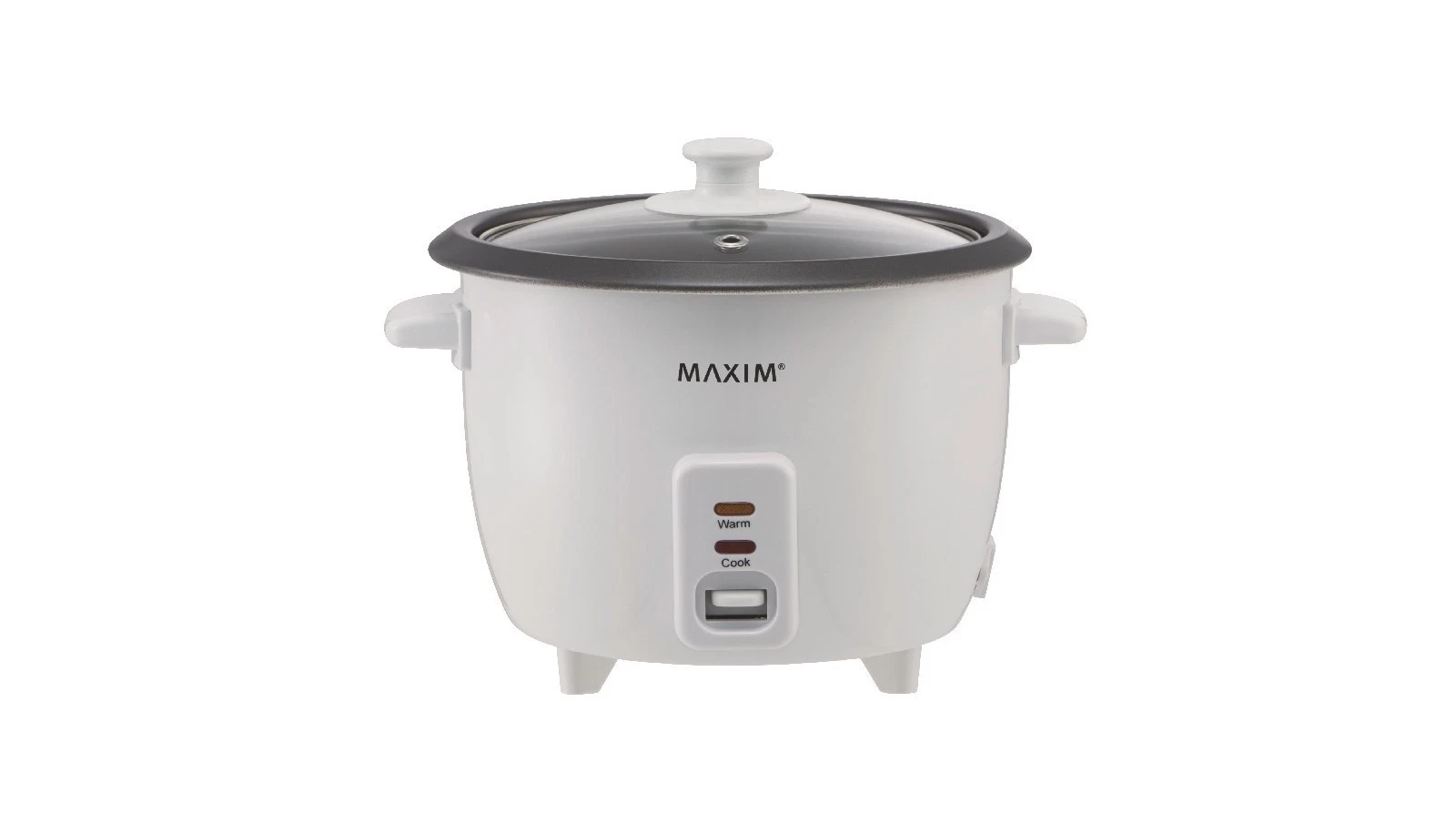 Maxim 5 Cup 1 Litre 450W Electric Non-Stick White Rice Cooker+Cup -RKMC5