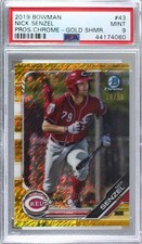 2019 Bowman Chrome Prospects Gold Shimmer Refractor 10/50 Nick Senzel PSA 9 2l4