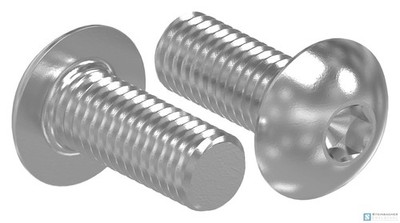 (15x) Edelstahl Rundkopfschraube M8 x 20, A2, DIN 7380-1 | STEINBACHER 