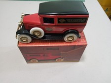 Harley Davidson Die Cast 1931 Ford Panel Delivery truck Coin Bank