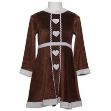 H&M, Weihnachtsbekleidung, Gr&ouml;&szlig;e: 110/116, Polyester, Braun/Wei&szlig;, Sonstiges #Elh