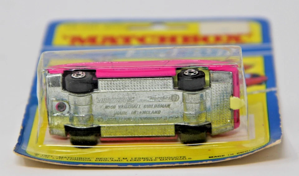 Matchbox Lesney Superfast 40 Guildsman Windows 1971 NOS New on card Rare VHTF - Image 3 of 4