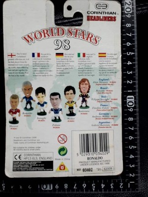 Toy Figure Corinthian Headliners Soccer World Stars 98 Ronaldo | eBay