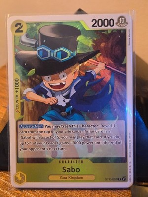 Sabo (007) ST13-007 Ultra Deck: The Three Brothers Foil