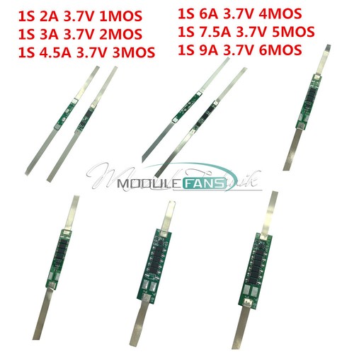 5~100PC 1S 3.7V 18650 Li-ion lithium Lipo Battery Cell BMS Protection Board - Picture 4 of 22