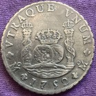 1700s PILLAR COIN COLLECTION! 5 PIECES: 8R, 4R, 2R, 1R, 1/2R. ALL HIGH GRADE! — photo 1