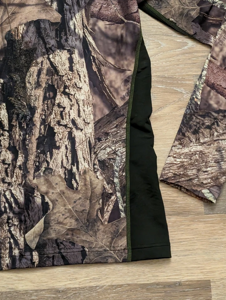 Mens Under Armour Coldgear Infrared Fitted Forest Camo Mock Neck L - Image 3 of 4