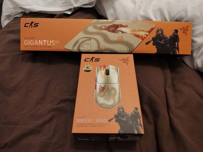 Razer Viper V3 Pro CS Edition Wireless Mouse / Gigantus V2 Mat. Nagelneu Versiegelt