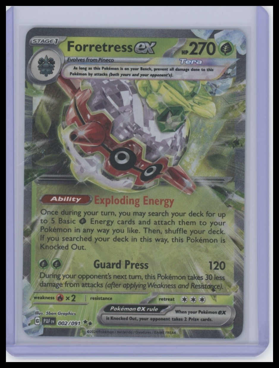SV02: Paldea Evolved #005/193 Forretress ex