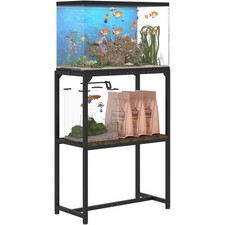 20 Gallon Fish Tank Stand Aquarium Stand Table with 2 Tiers Storage Shelf